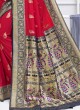 Traditional Saree In Red Color